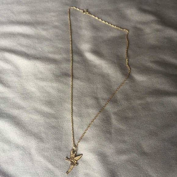 Disney Jewelry - 💥SOLD💥 10k Gold Tinkerbell Necklace